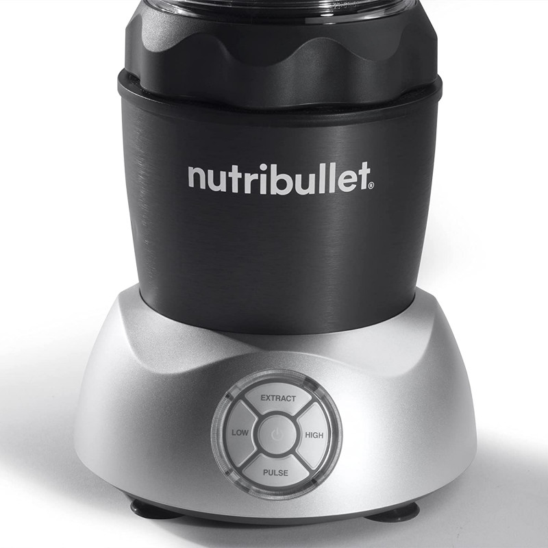 NutriBullet Frullatore da Tavolo con bicchiere 0,5 Litri Potenza 200 Watt  colore Argento - 0C22300001