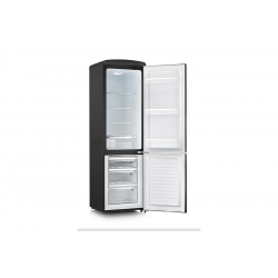 Retro Double Door Refrigerator Combined Severin Black RKG 8922