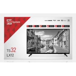 TV 32 POLLICI LED HDMI TS32 LX12 DVB-T2/S2 HEVC 10bit Funzione Hotel Telesystem