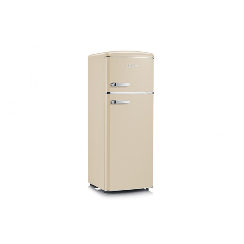 Retro Refrigerator double door Severin Crema RKG 8933