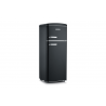 Retro Refrigerator Double Door Severin Black RKG 8932