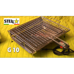Bistecchiera griglia elettrica in acciaio inox 2700 Watt Made in Italy La Stella - G10