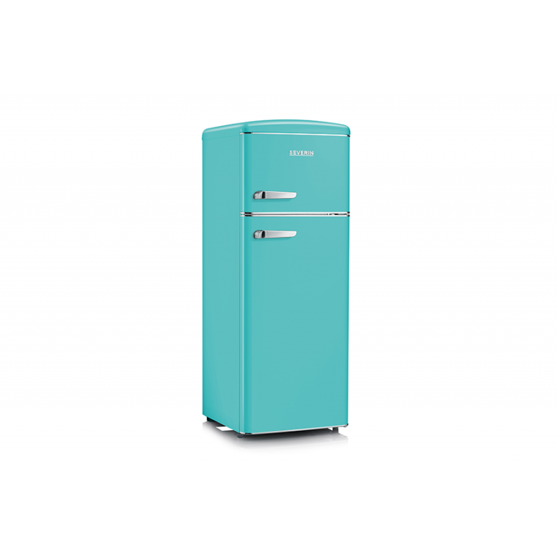 Refrigerator Retro double door Severin Turquoise RKG 8934