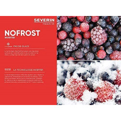 copy of SEVERIN KGK8972 Frigorifero e congelatore 205 L Low Frost Rosso Altezza 144 cm