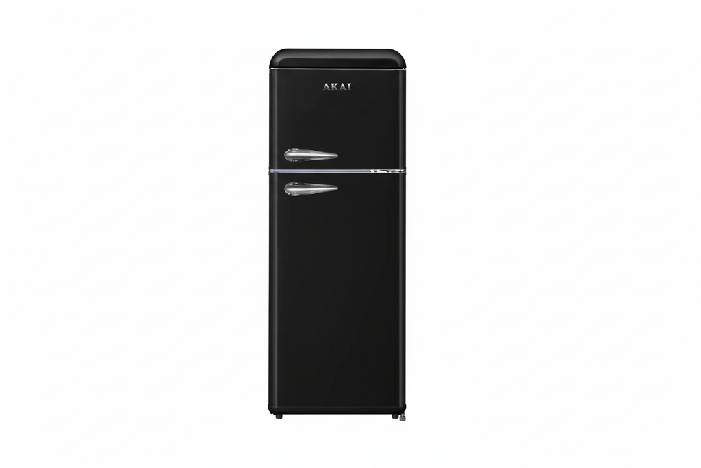 Akai Frigorifero Doppia Porta Retro' Vintage Nero CLASS241KBK