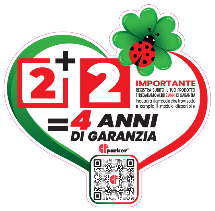 CFParker Fornello a Gas 2 Fuochi Gpl / Metano con Valvola di Sicurezza mod. 5326GPS