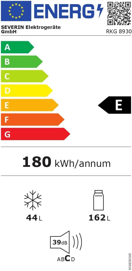 Severin Frigorifero Doppia Porta Retro' Vintage Rosso Rkg 8930
