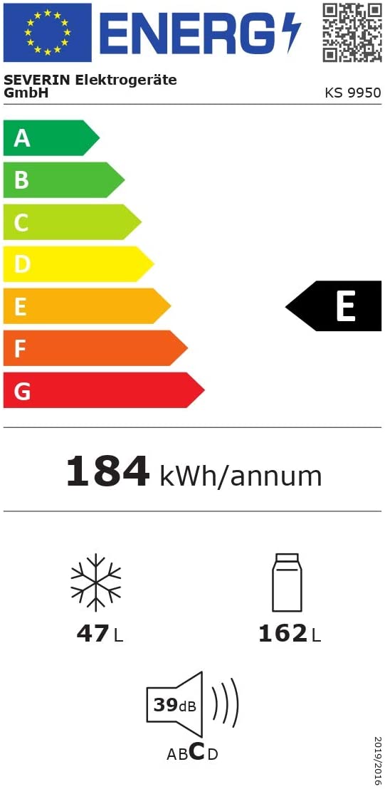 Severin Frigorifero doppia porta Lavagna KS 9950