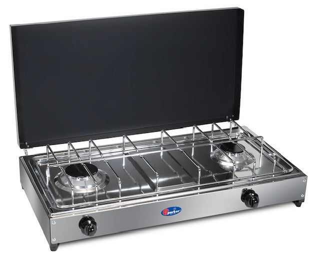 CFParker Fornello a Gas 2 Fuochi Gpl / Metano mod. 5522GSP