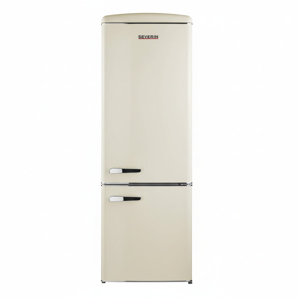 Severin Frigorifero Combinato Retro' Vintage Crema Rkg 8919