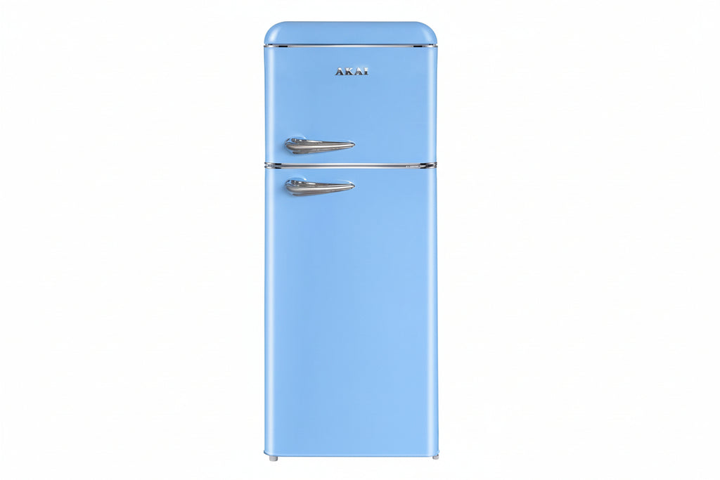 Akai Frigorifero Doppia Porta Retro' Vintage Blu CLASS241KBL