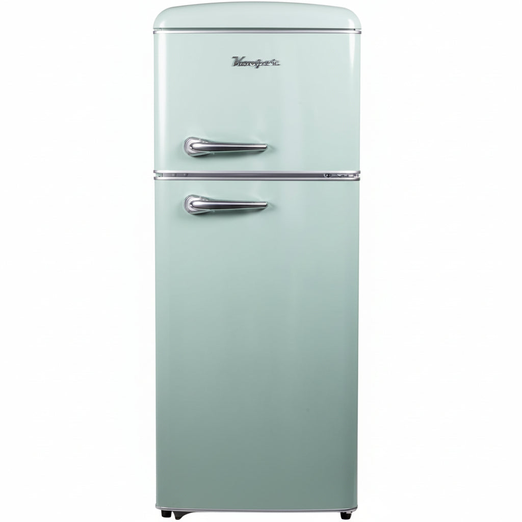 Kooper Frigorifero Doppia Porta Retro' Vintage Acquamarina