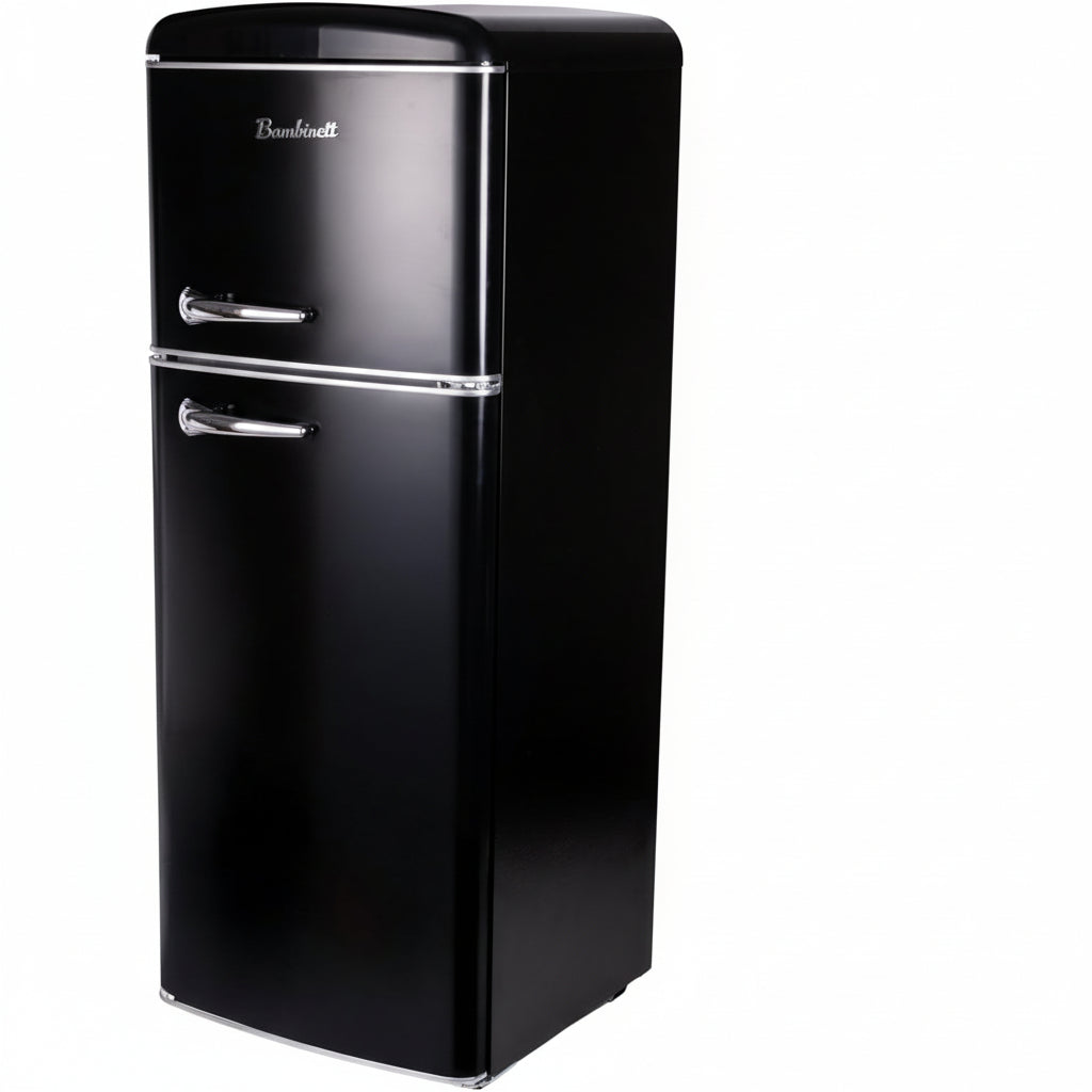 Kooper Frigorifero Doppia Porta Retro' Vintage Nero