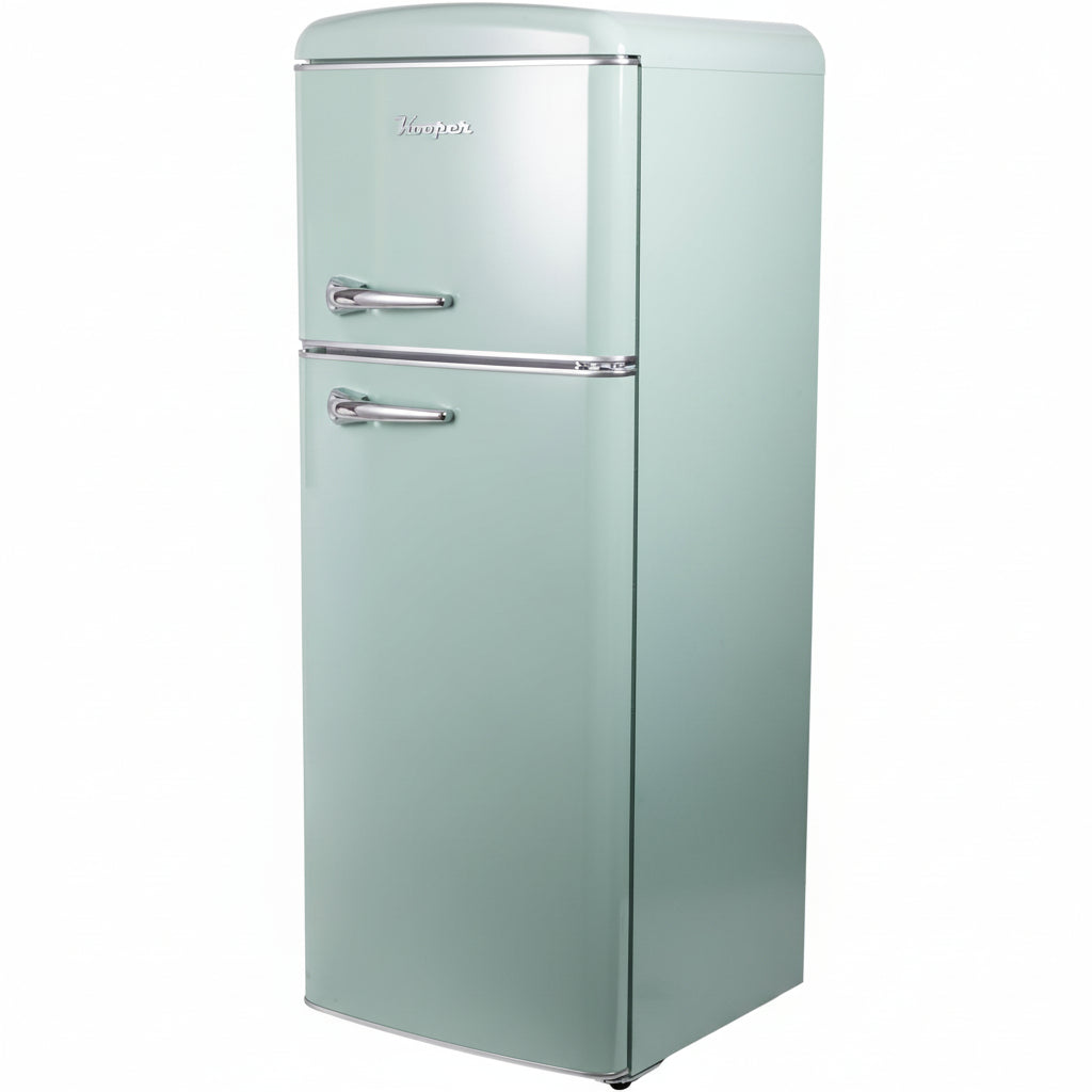 Kooper Frigorifero Doppia Porta Retro' Vintage Acquamarina