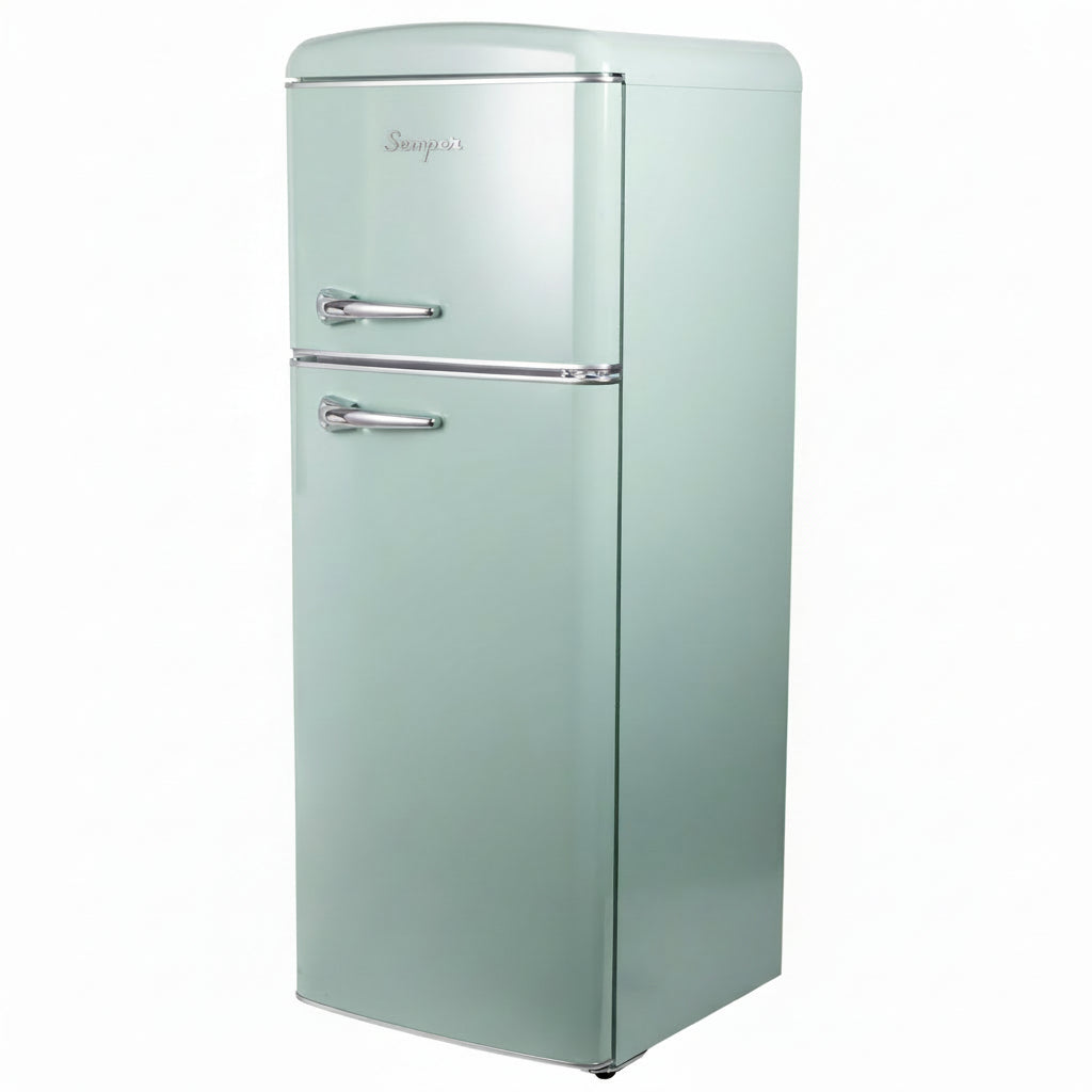 Kooper Frigorifero Doppia Porta Retro' Vintage Acquamarina