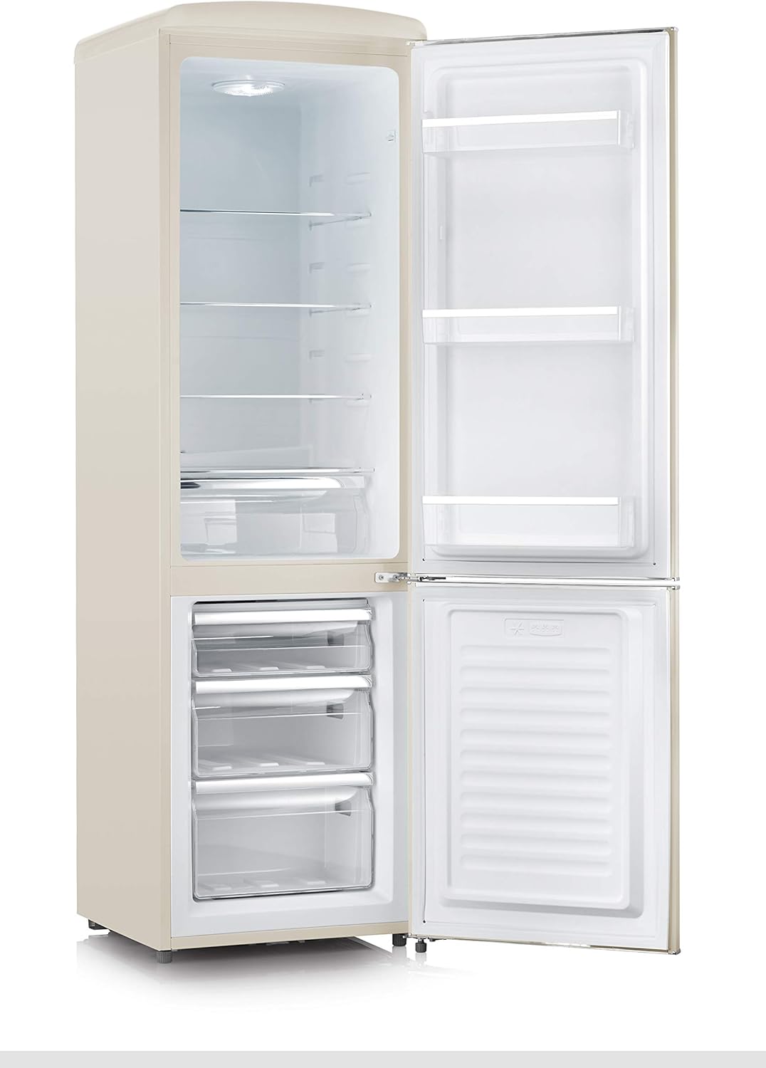 Severin Frigorifero Combinato Retro' Vintage Crema Rkg 8919