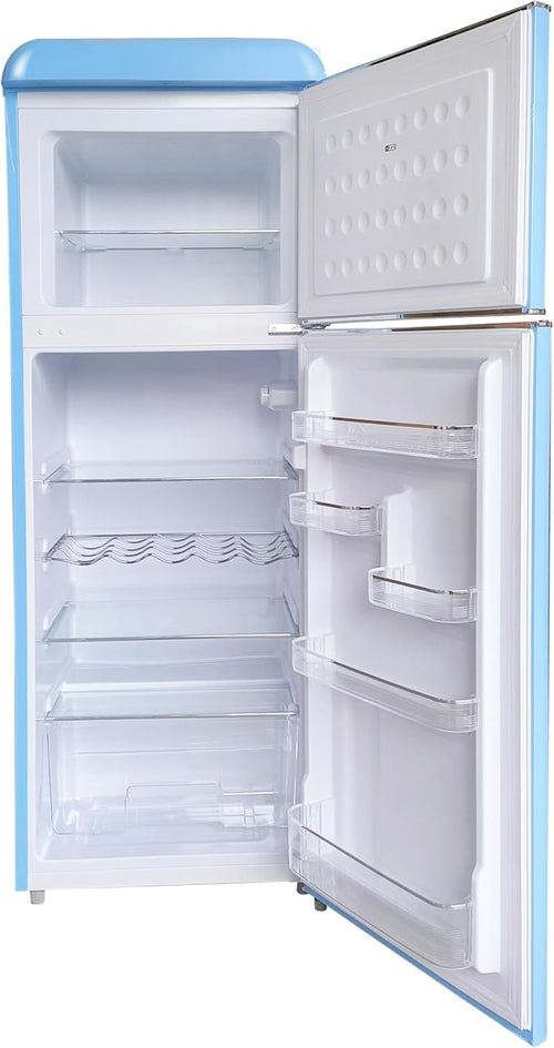 Akai Frigorifero Doppia Porta Retro' Vintage Blu CLASS241KBL