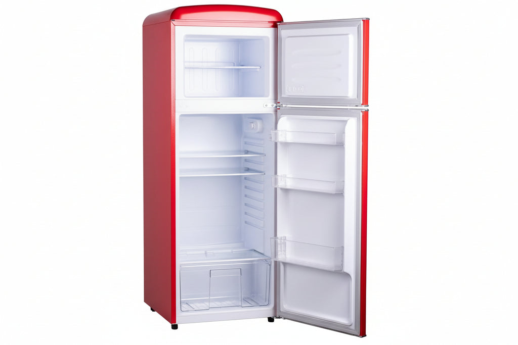 Kooper Frigorifero Doppia Porta Retro' Vintage Rosso