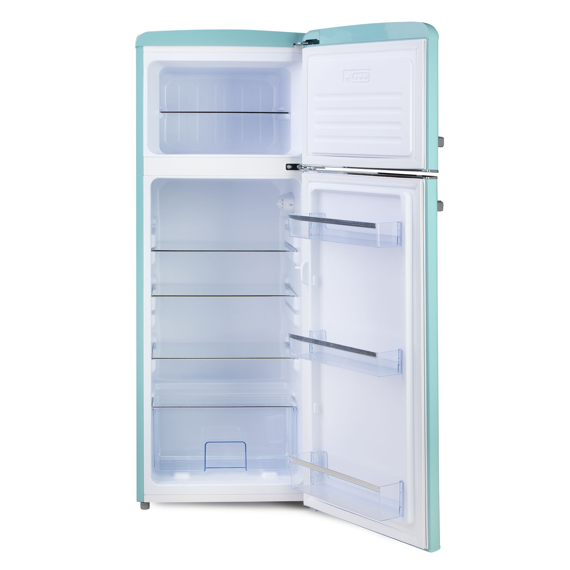 DOMO Frigorifero Doppia Porta Retro' Vintage DO91705R Turchese 144 cm CL. D