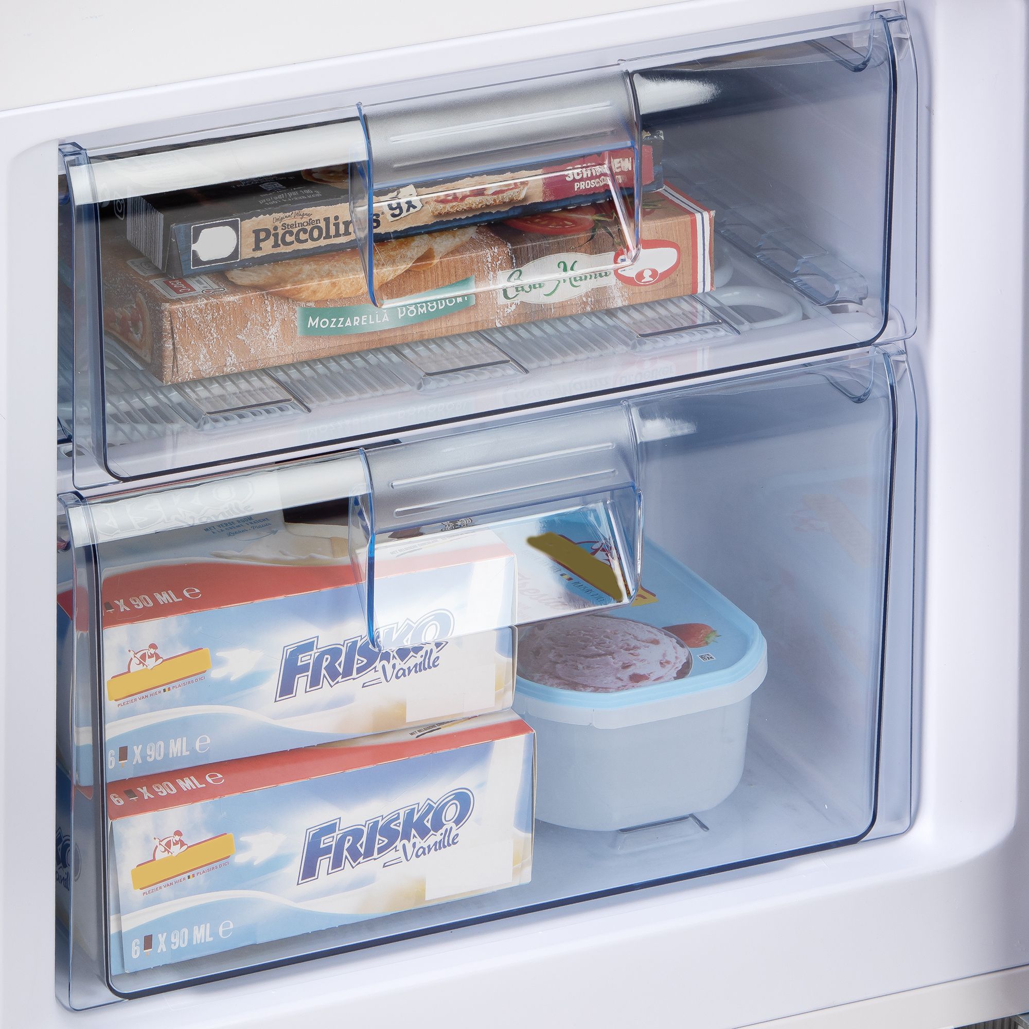 DOMO Frigorifero Combinato Retro Vintage Nero DO91706R