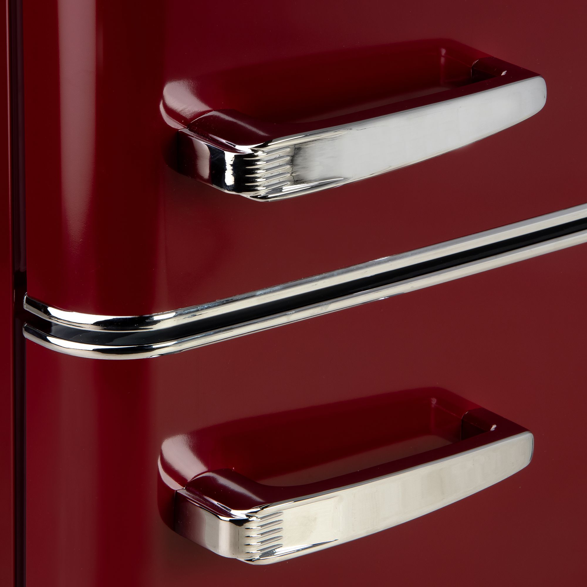 DOMO Frigorifero Combinato Retro Vintage Vinaccia DO91707R