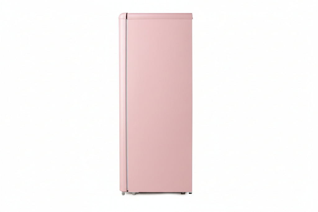 DOMO Frigorifero Mono Porta Retro' Vintage DO91708R Rosa 144 cm CL. D