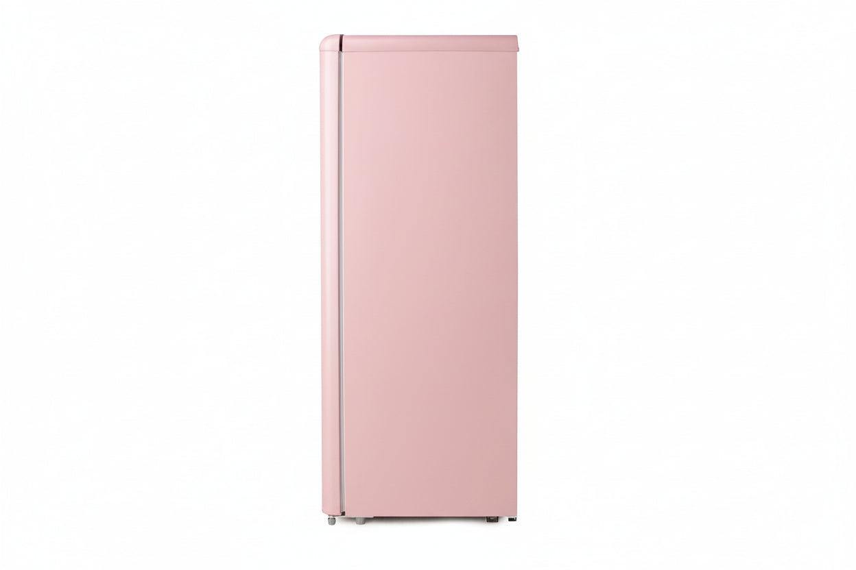 DOMO Frigorifero Mono Porta Retro' Vintage DO91708R Rosa 144 cm CL. D