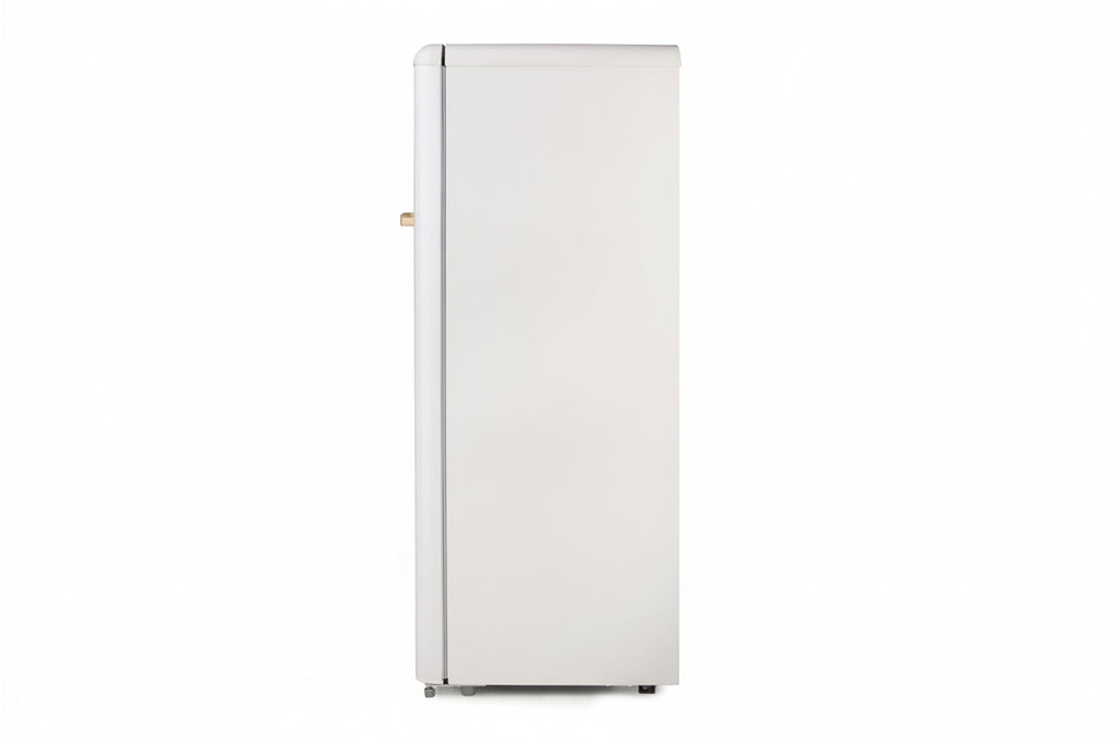 DOMO Frigorifero Mono Porta Retro' Vintage DO91709R Bianco 144 cm CL. D
