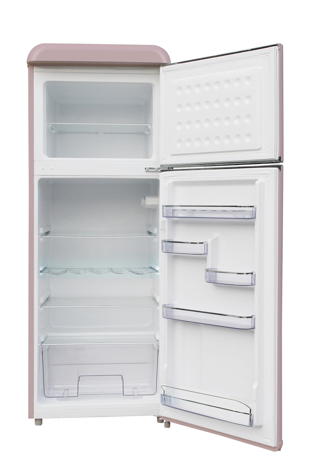 Akai Frigorifero Doppia Porta Retro' Vintage Rosa CLASS241KPK