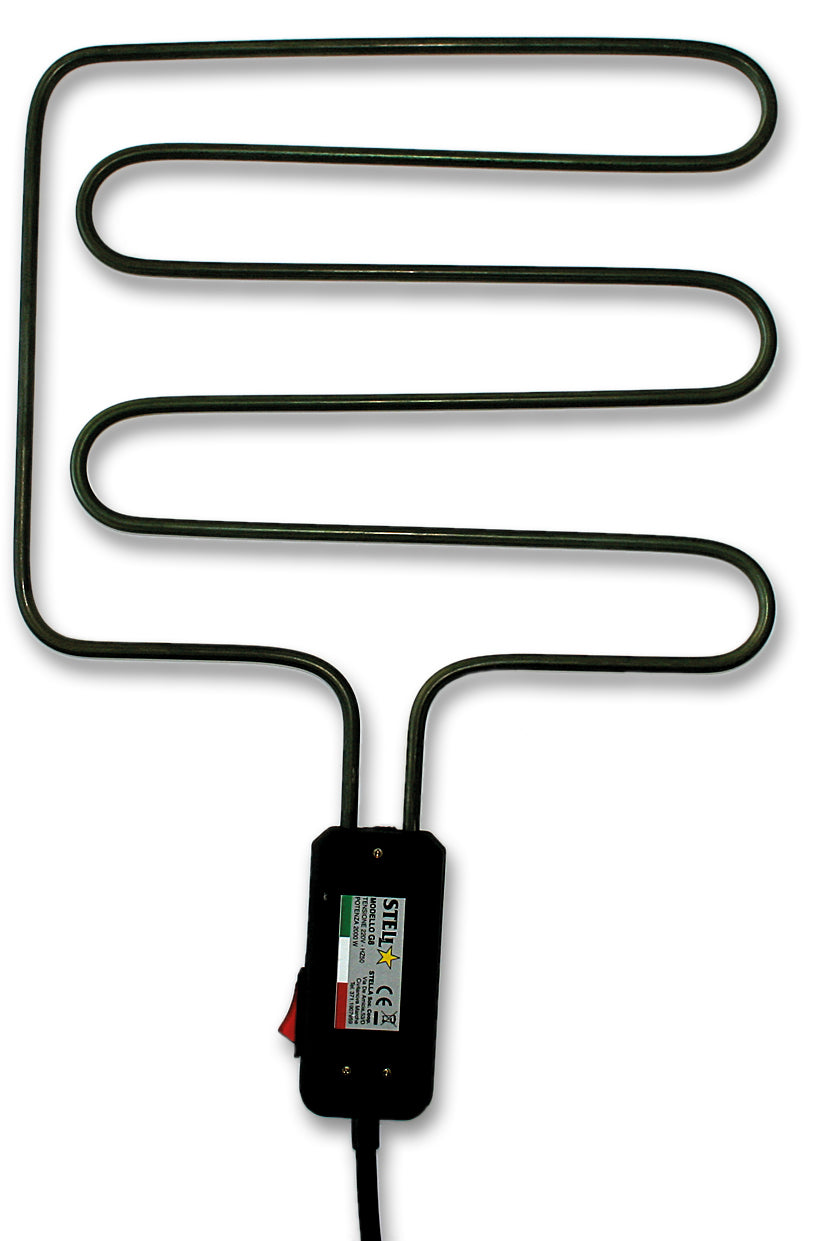Resistenza di Ricambio per Bistecchiera 2000 Watt Made in Italy La Stella - ST2000 RE8 G8