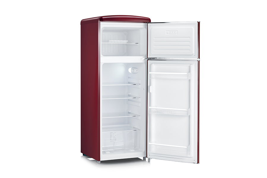 Severin Frigorifero Doppia Porta Retro' Vintage Vinaccia Rkg 8931