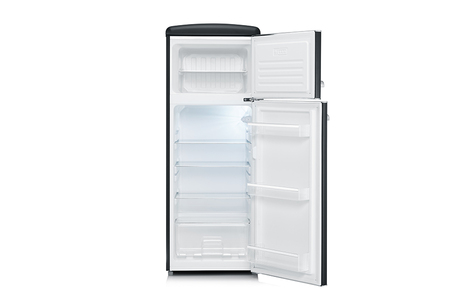 Severin Frigorifero Doppia Porta Retro' Vintage Nero Rkg 8932