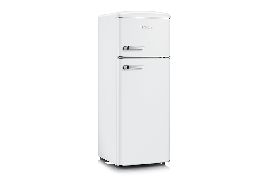 Severin Frigorifero Doppia Porta Retro' Vintage Bianco Rkg 8957