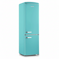 Severin Frigorifero Combinato Retro' Vintage Turchese Rkg 8940