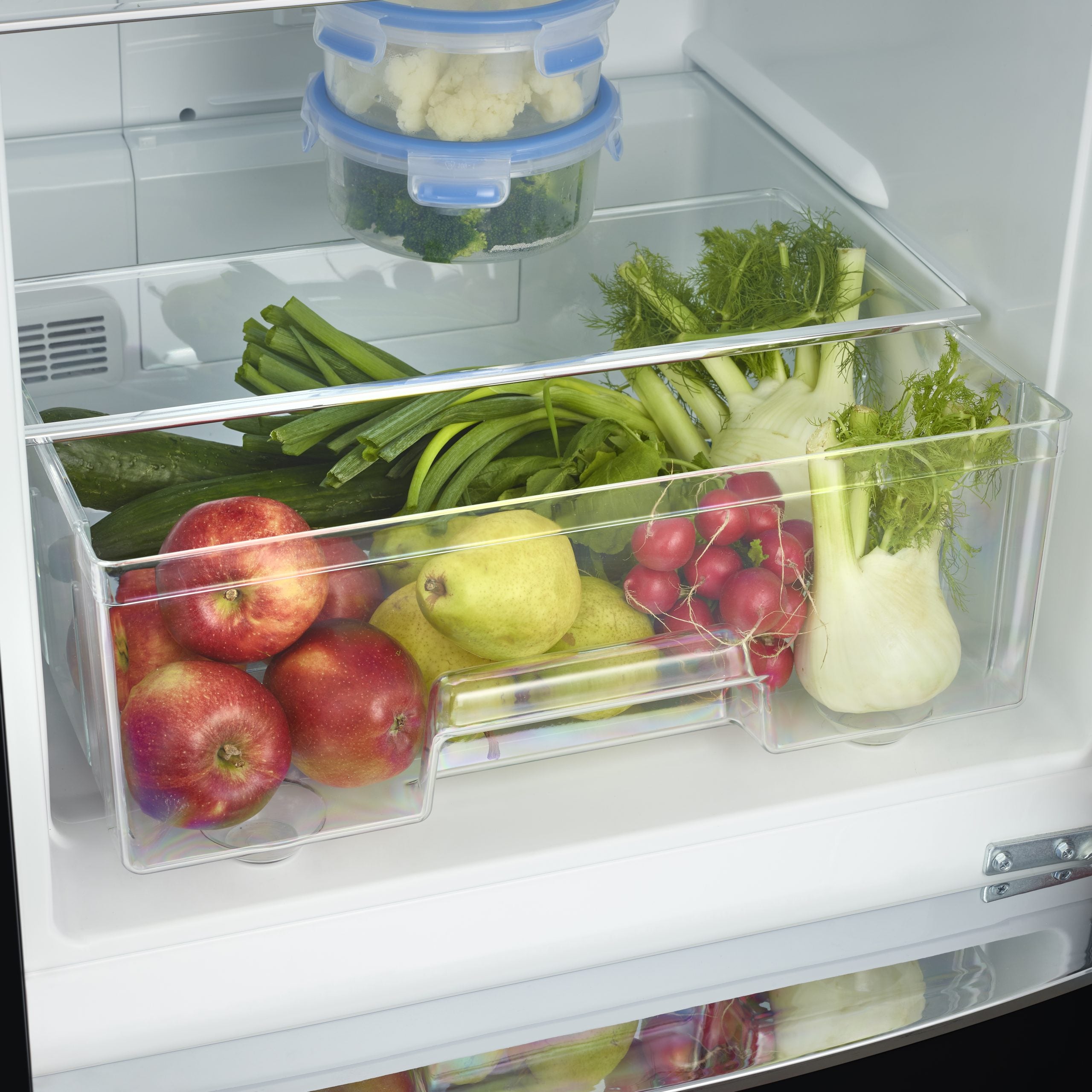 Severin Frigorifero Combinato Retro' Vintage Total No Frost Nero RKG 8998