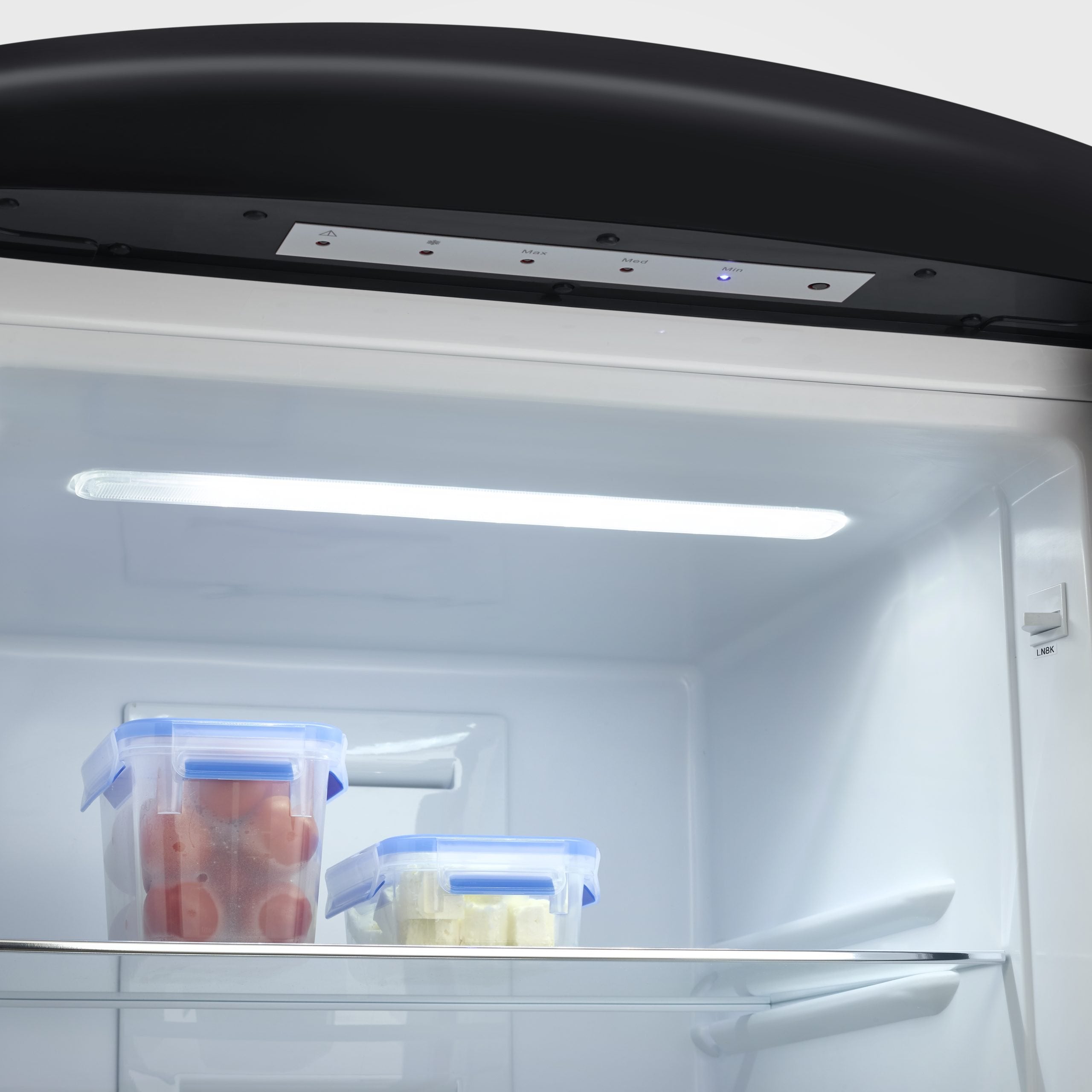 Severin Frigorifero Combinato Retro' Vintage Total No Frost Nero RKG 8998