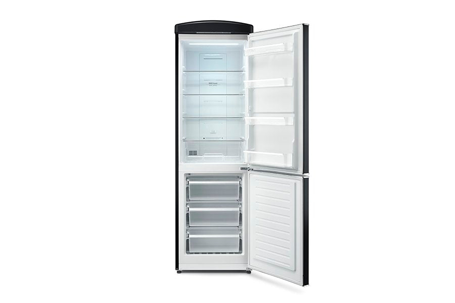 Severin Frigorifero Combinato Retro' Vintage Total No Frost Nero RKG 8998