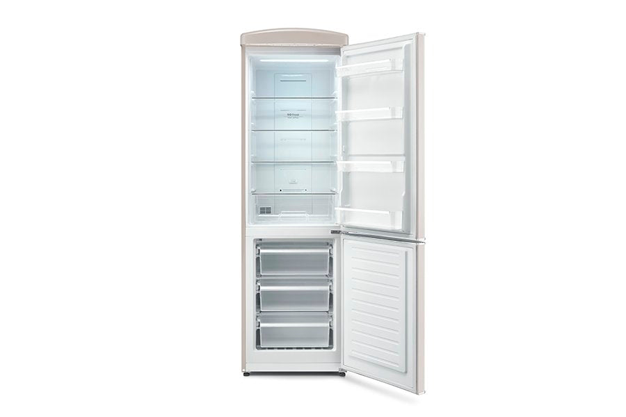 Severin Frigorifero Combinato Retro' Vintage Total No Frost Crema RKG 8999