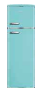Severin Frigorifero Doppia Porta Retro' Vintage Turchese Rkg 8995