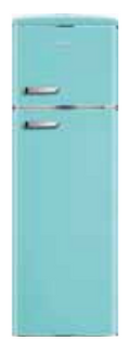 Severin Frigorifero Doppia Porta Retro' Vintage Turchese Rkg 8995