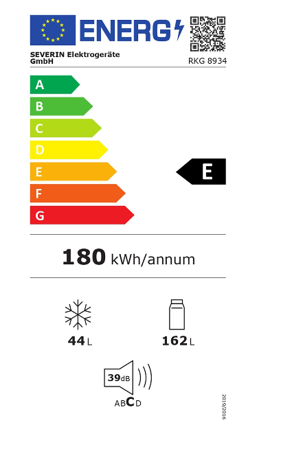 Severin Frigorifero Doppia Porta Retro' Vintage Turchese Rkg 8934